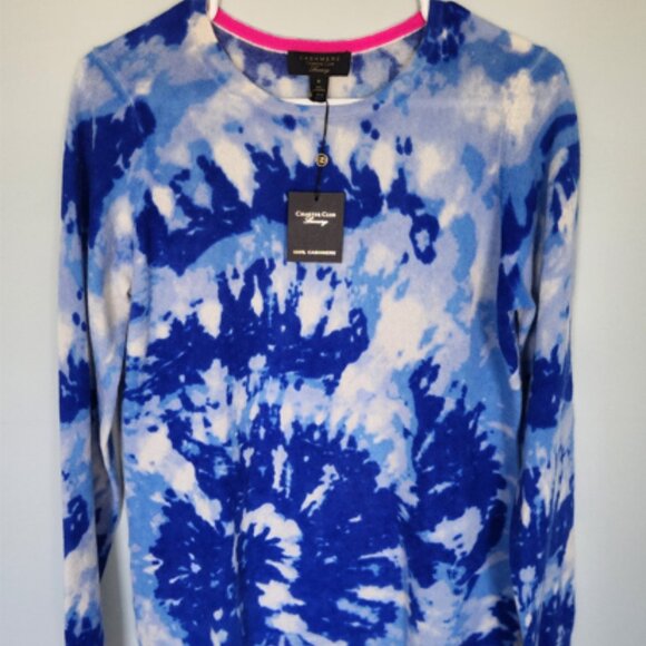 Charter Club 100% cashmere tie dye sweater. - Picture 2 of 3